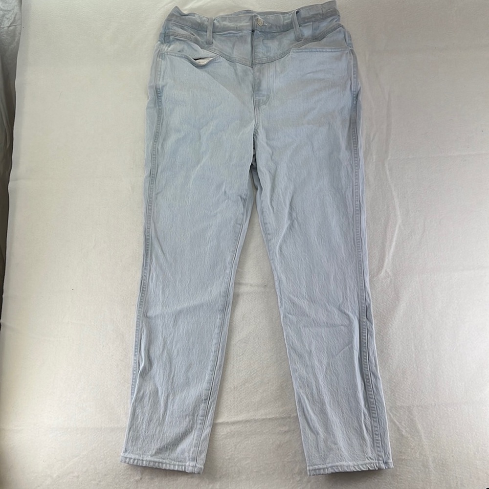 Madewell Perfect Vintage Blue Jean Straight Leg High Rise Ankle Womens Size 30